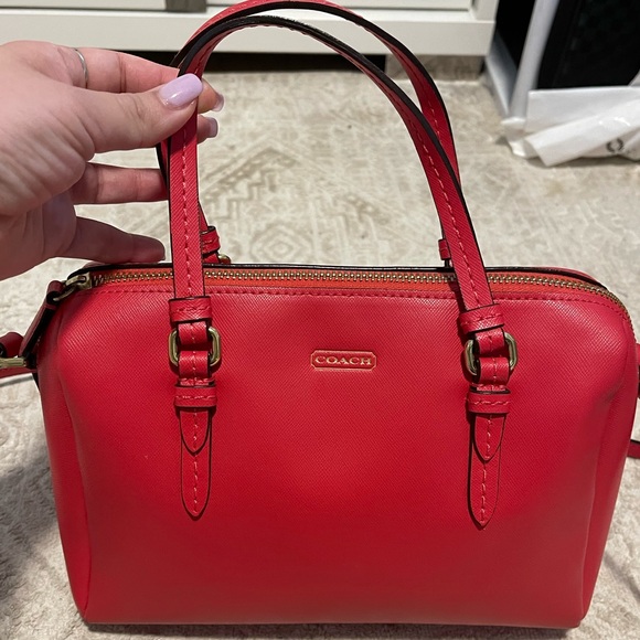 Poppy red Coach bag - Picture 6 of 13